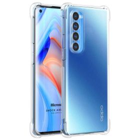 Microsonic Oppo Reno 4 Pro Shock Absorbing Şeffaf Cep Telefonu Kılıfı