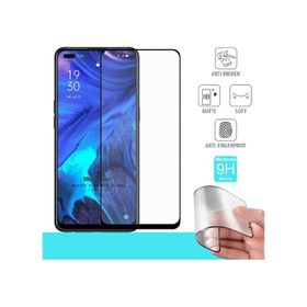 Microsonic Oppo Reno 4 Seramik Matte Flexible Siyah Ekran Koruyucu