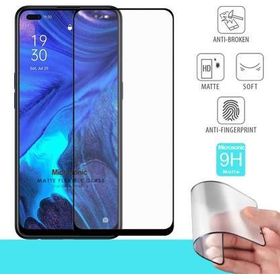 Microsonic Oppo Reno 4 Seramik Matte Flexible Siyah Ekran Koruyucu