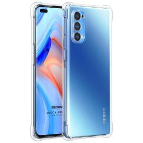 Microsonic Oppo Reno 4 Shock Absorbing Şeffaf Cep Telefonu Kılıfı