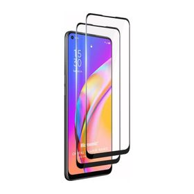 Microsonic Oppo Reno 5 Lite Crystal Seramik Nano 2 Adet Siyah Ekran Koruyucu