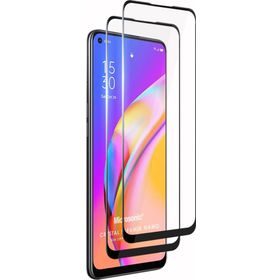Microsonic Oppo Reno 5 Lite Crystal Seramik Nano 2 Adet Siyah Ekran Koruyucu