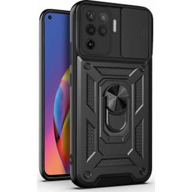 Microsonic Oppo Reno 5 Lite Impact Resistant Siyah Cep Telefonu Kılıfı