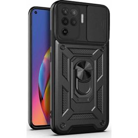 Microsonic Oppo Reno 5 Lite Impact Resistant Siyah Cep Telefonu Kılıfı