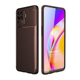 Microsonic Oppo Reno 5 Lite Legion Series Kahverengi Cep Telefonu Kılıfı