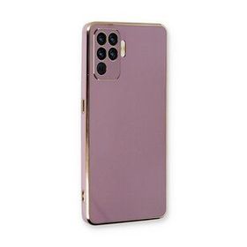 Microsonic Oppo Reno 5 Lite Olive Plated Lila Cep Telefonu Kılıfı