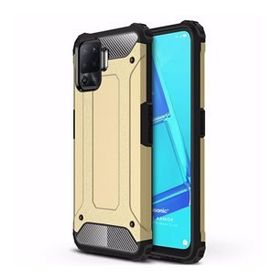 Microsonic Oppo Reno 5 Lite Rugged Armor Gold Cep Telefonu Kılıfı