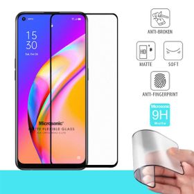 Microsonic Oppo Reno 5 Lite Seramik Matte Flexible Siyah Ekran Koruyucu