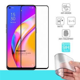 Microsonic Oppo Reno 5 Lite Seramik Matte Flexible Siyah Ekran Koruyucu