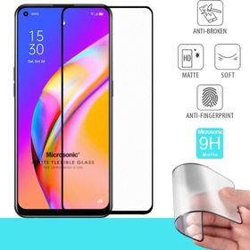 Microsonic Oppo Reno 5 Lite Seramik Matte Flexible Siyah Ekran Koruyucu