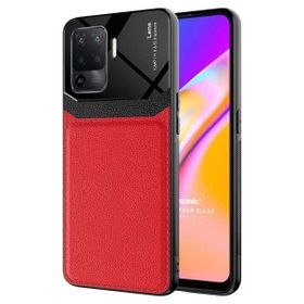 Microsonic Oppo Reno 5 Lite Uniq Leather Kırmızı Cep Telefonu Kılıfı