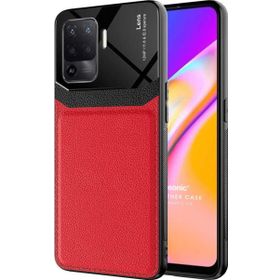 Microsonic Oppo Reno 5 Lite Uniq Leather Kırmızı Cep Telefonu Kılıfı