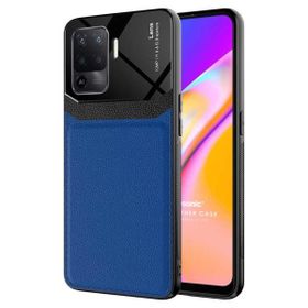 Microsonic Oppo Reno 5 Lite Uniq Leather Lacivert Cep Telefonu Kılıfı