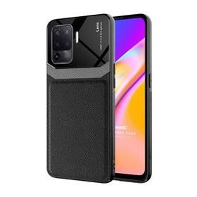 Microsonic Oppo Reno 5 Lite Uniq Leather Siyah Cep Telefonu Kılıfı