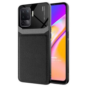 Microsonic Oppo Reno 5 Lite Uniq Leather Siyah Cep Telefonu Kılıfı