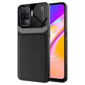 Microsonic Oppo Reno 5 Lite Uniq Leather Siyah Cep Telefonu Kılıfı