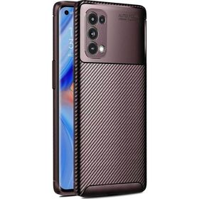 Microsonic Oppo Reno 5 Pro 5G Legion Series Kahverengi Cep Telefonu Kılıfı