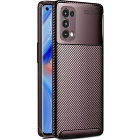 Microsonic Oppo Reno 5 Pro 5G Legion Series Kahverengi Cep Telefonu Kılıfı