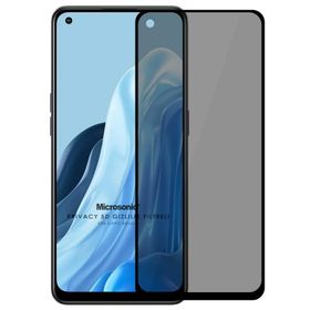 Microsonic Oppo Reno 7 4G Privacy 5D Gizlilik Filtreli Siyah Cam Ekran Koruyucu