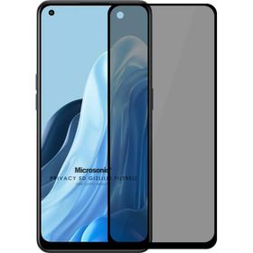 Microsonic Oppo Reno 7 4G Privacy 5D Gizlilik Filtreli Siyah Cam Ekran Koruyucu