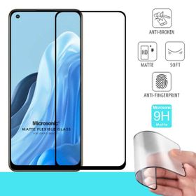 Microsonic Oppo Reno 7 4G Seramik Matte Flexible Siyah Ekran Koruyucu