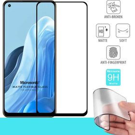 Microsonic Oppo Reno 7 4G Seramik Matte Flexible Siyah Ekran Koruyucu