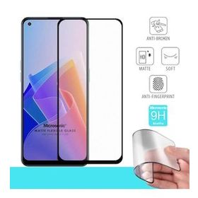 Microsonic Oppo Reno 7 Lite Seramik Matte Flexible Siyah Ekran Koruyucu