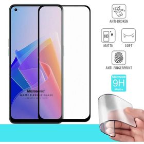 Microsonic Oppo Reno 7 Lite Seramik Matte Flexible Siyah Ekran Koruyucu