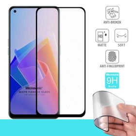 Microsonic Oppo Reno 7 Lite Seramik Matte Flexible Siyah Ekran Koruyucu