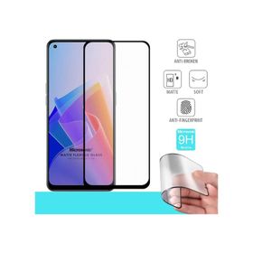 Microsonic Oppo Reno 7 Lite Seramik Matte Flexible Siyah Ekran Koruyucu