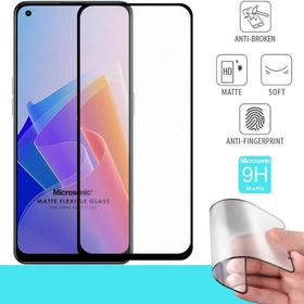 Microsonic Oppo Reno 7 Lite Seramik Matte Flexible Siyah Ekran Koruyucu