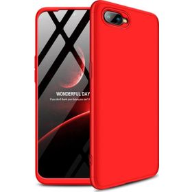 Microsonic Oppo Rx17 Neo Double Dip 360 Protective Kırmızı Kılıf