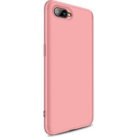 Microsonic Oppo Rx17 Neo Double Dip 360 Protective Rose Gold Kılıf