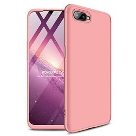 Microsonic Oppo Rx17 Neo Double Dip 360 Protective Rose Gold Kılıf