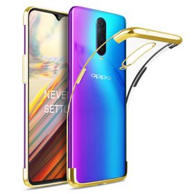Microsonic Oppo Rx17 Pro Skyfall Transparent Clear Gold Kılıf