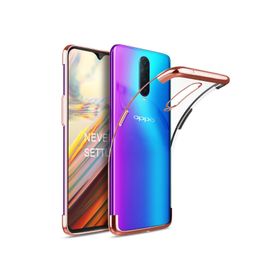 Microsonic Oppo Rx17 Pro Skyfall Transparent Clear Gold Kılıf