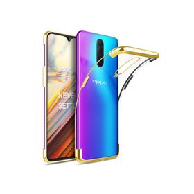 Microsonic Oppo Rx17 Pro Skyfall Transparent Clear Gold Kılıf