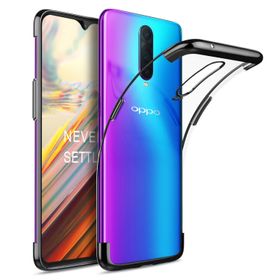 Microsonic Oppo Rx17 Pro Skyfall Transparent Clear Siyah Kılıf