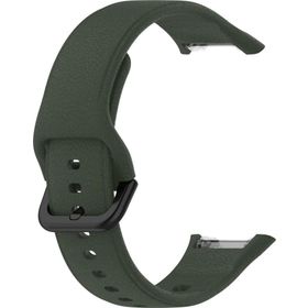 Microsonic Oppo Watch Free Silicone Sport Band Koyu Yeşil Kordon