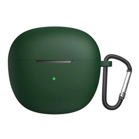 Microsonic QCY HT03 Askılı Mat Silikon Koyu Yeşil Kılıf