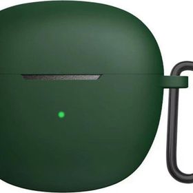 Microsonic QCY HT03 Askılı Mat Silikon Koyu Yeşil Kılıf