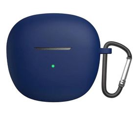 Microsonic QCY HT03 Askılı Mat Silikon Lacivert Kılıf