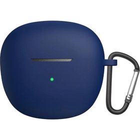 Microsonic QCY HT03 Askılı Mat Silikon Lacivert Kılıf