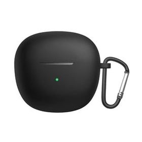 Microsonic QCY HT03 Askılı Mat Silikon Siyah Kılıf