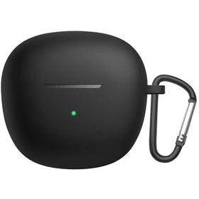 Microsonic QCY HT03 Askılı Mat Silikon Siyah Kılıf