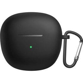 Microsonic QCY HT03 Askılı Mat Silikon Siyah Kılıf