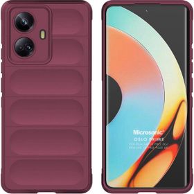Microsonic Realme 10 Pro 5G Oslo Prime Bordo Kılıf