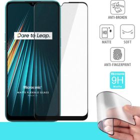Microsonic Realme 5I Seramik Matte Flexible Siyah Ekran Koruyucu