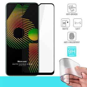 Microsonic Realme 6I Seramik Matte Flexible Siyah Ekran Koruyucu