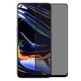 Microsonic Realme 7 Pro Privacy 5D Gizlilik Filtreli Siyah Cam Ekran Koruyucu